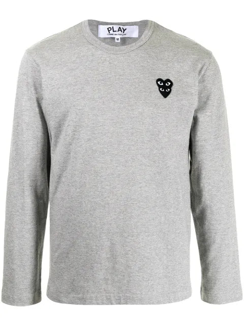 Comme Des Garçons Play chest logo-patch jumper