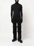 KUSIKOHC cut-out mask gloved sweatshirt