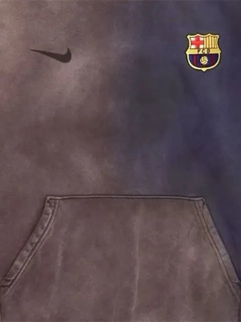 Travis Scott split-dye crest hoodie