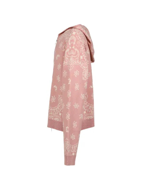 JUN/NAKAYAMA paisley-jacquard hoodie