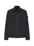 Stone Island 1200018 all-weather cotton canvas_s.i. ghost overshirt