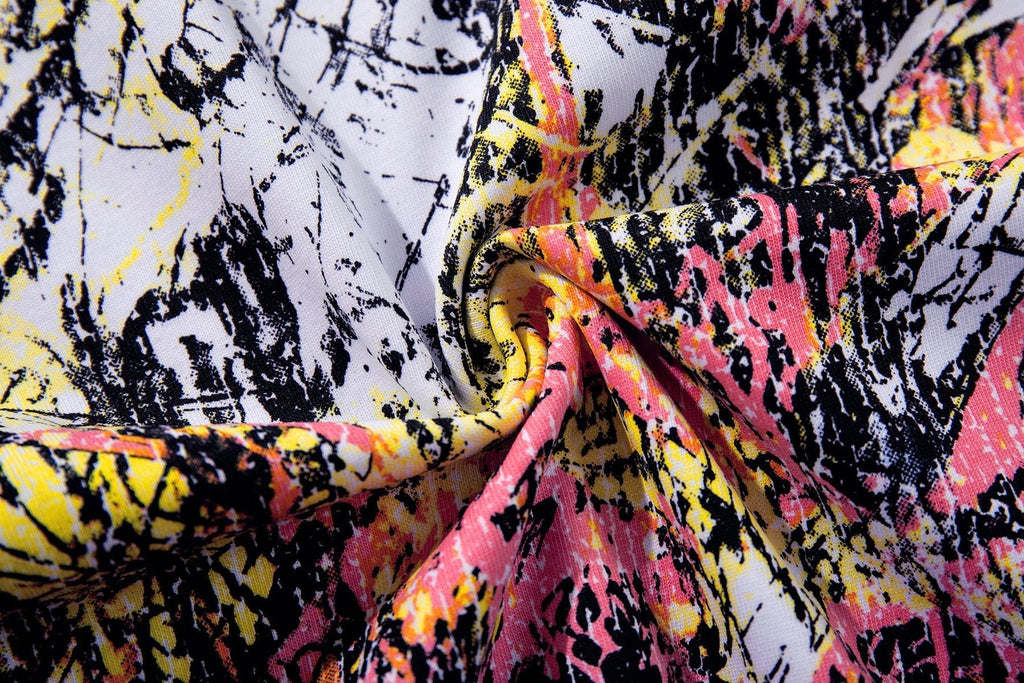 MAJESTIK Distressed Rhinestone Graphic T-Shirt