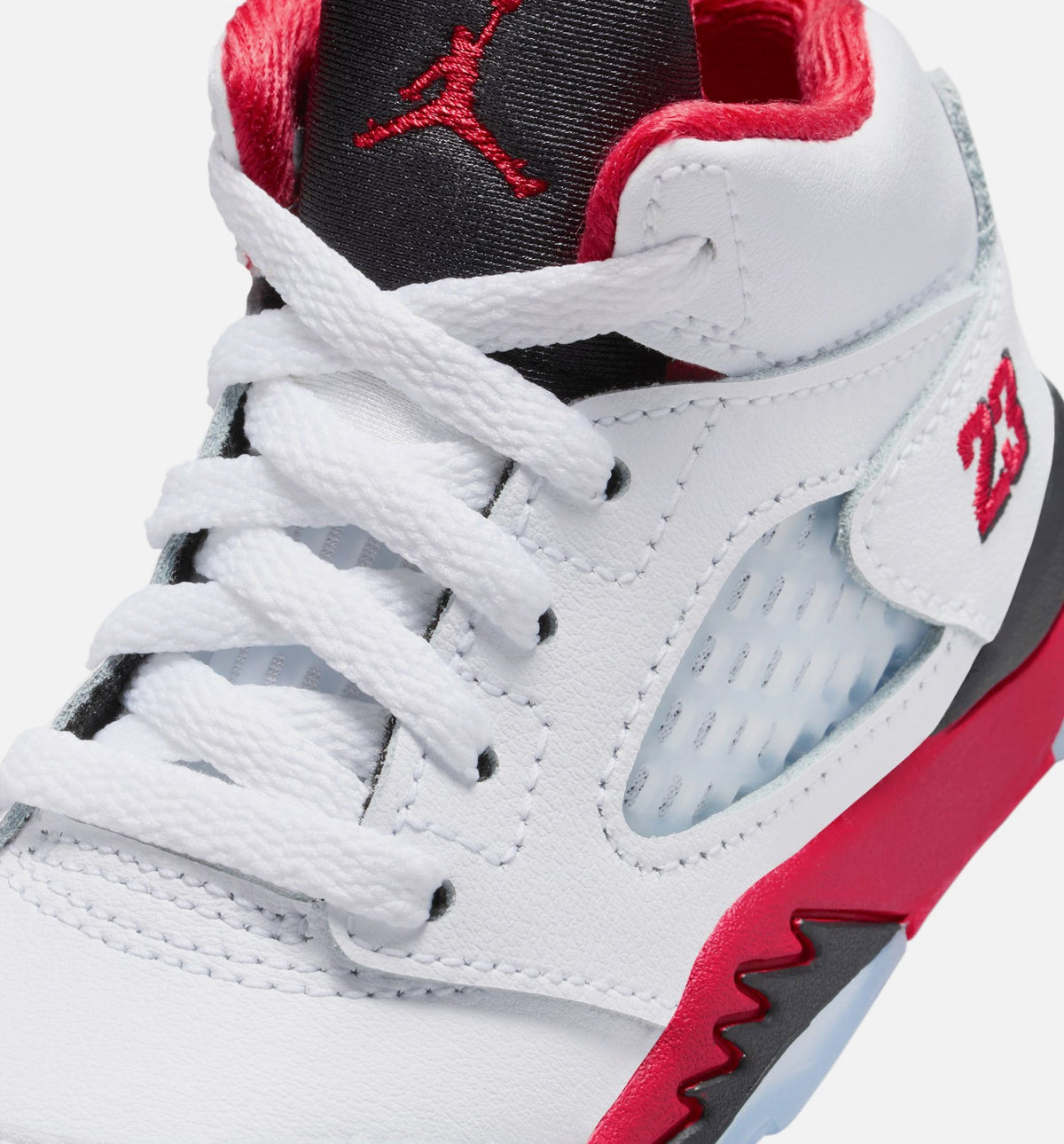 Air Jordan 5 Retro Fire Red – Infant/Toddler Lifestyle Shoe in Fire Red/White