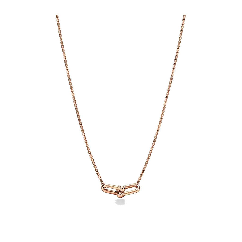 Tiffany Style Horseshoe 18K Gold-Plated Necklace
