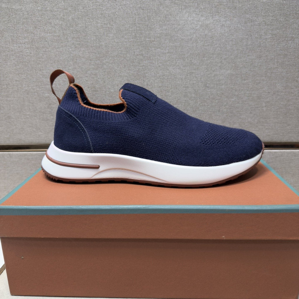 Men's Textured Slip-On Sneakers